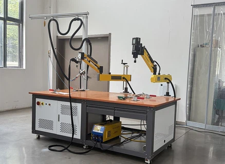 Multi-function welding platform with laser and stud welding Multi-function welding platform with laser and stud welding